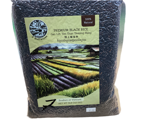 3 Buffaloes Premium Black Rice