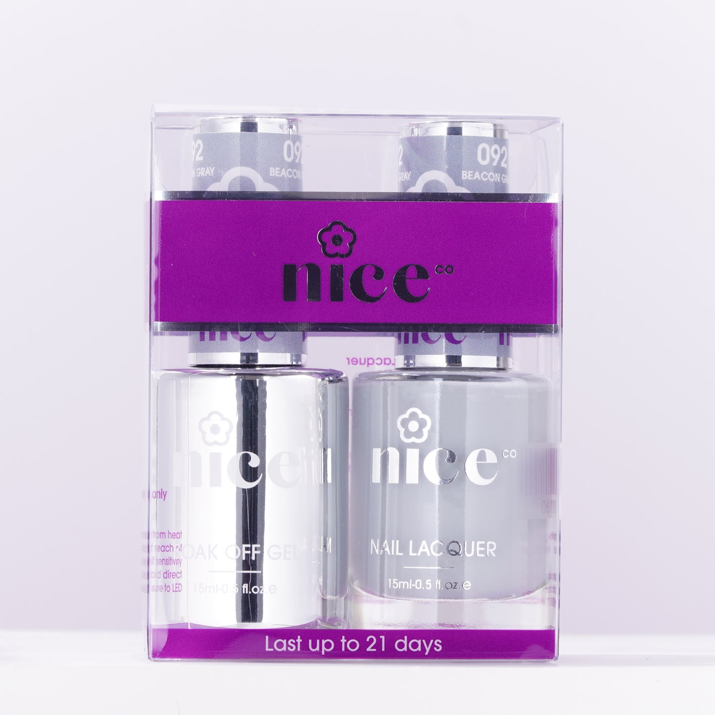 Nice #92 Duo Set Soak Off Gel