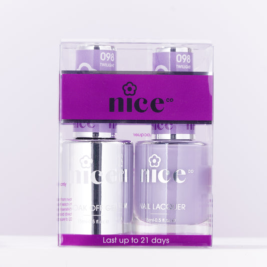 Nice #98 Duo Set Soak Off Gel