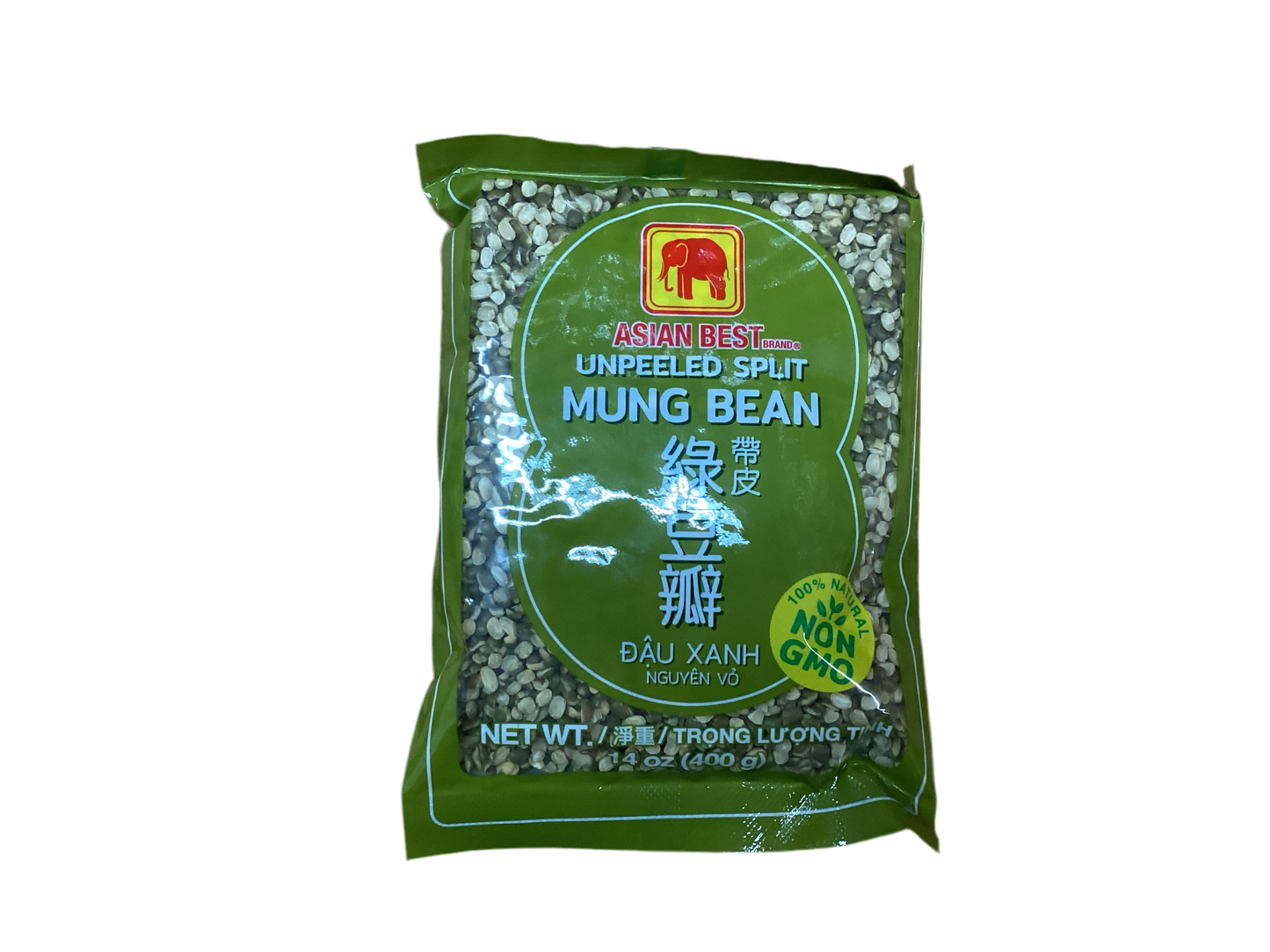 Unpeeled Split Mung Bean