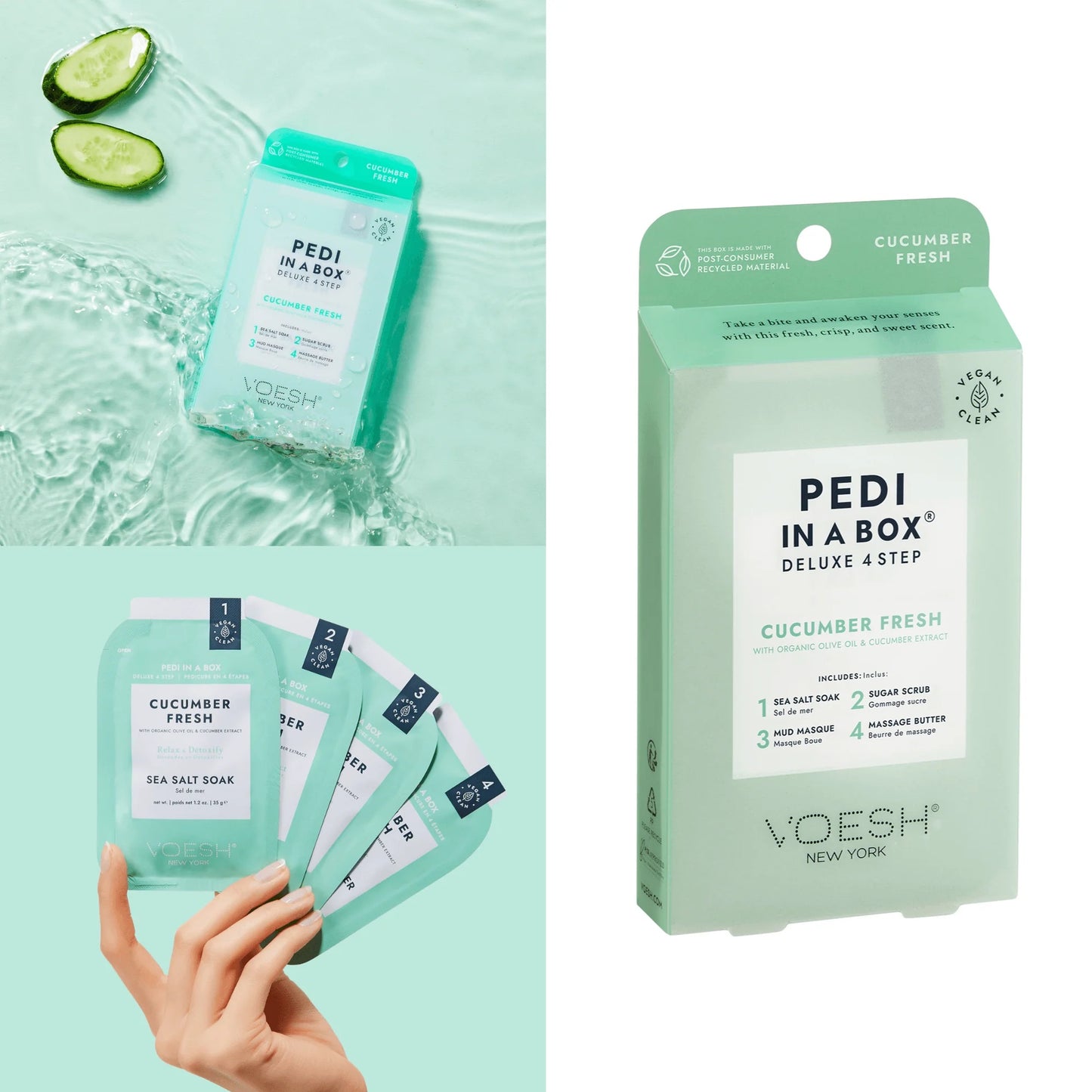 Voesh 4 Step Pedicure Kit