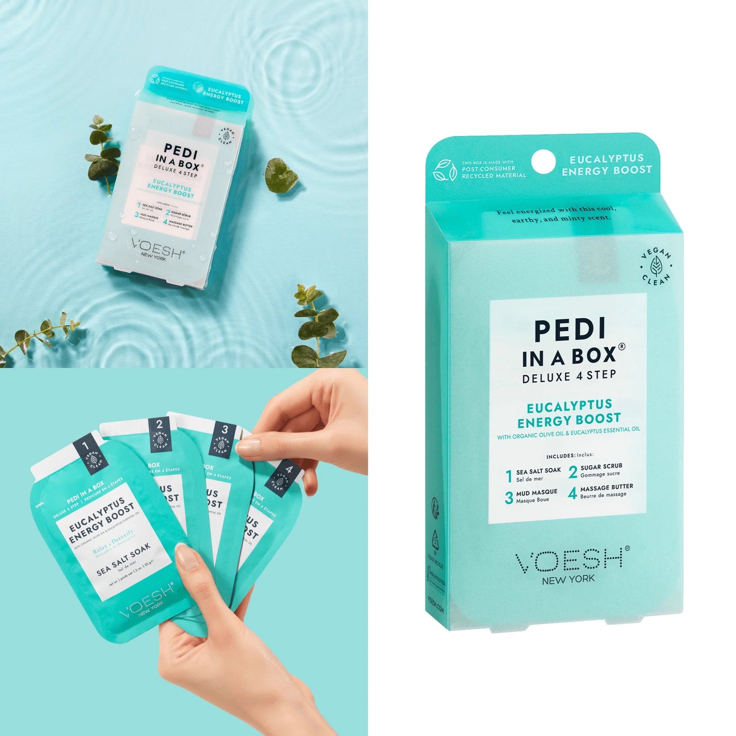 Voesh 4 Step Pedicure Kit