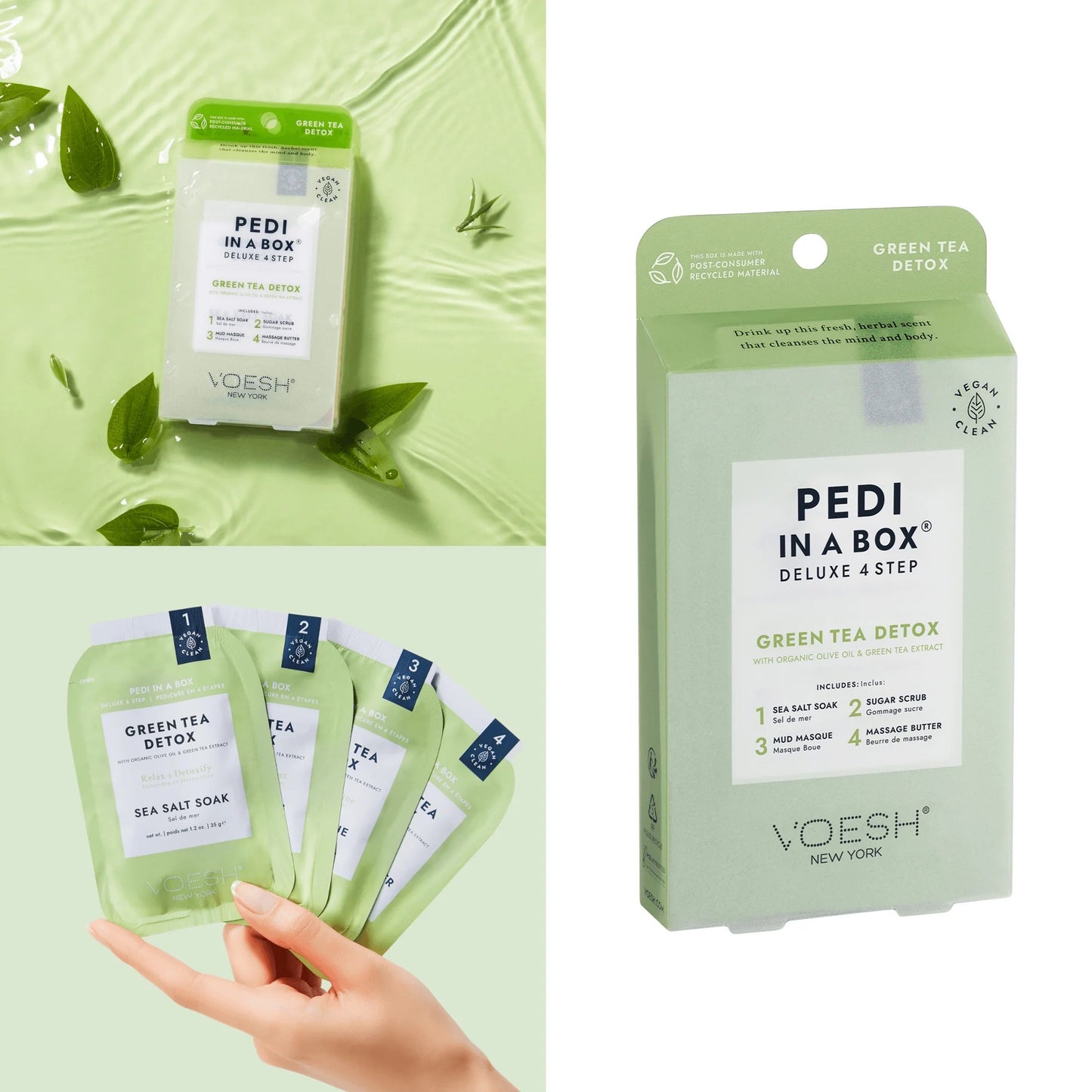 Voesh 4 Step Pedicure Kit