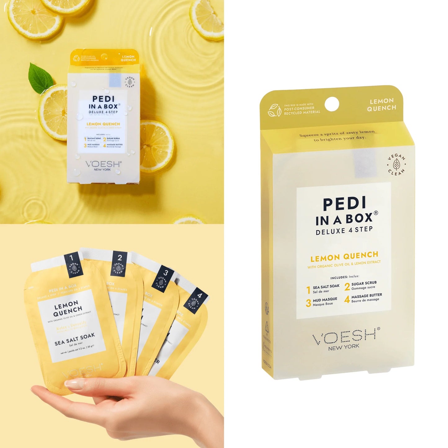 Voesh 4 Step Pedicure Kit