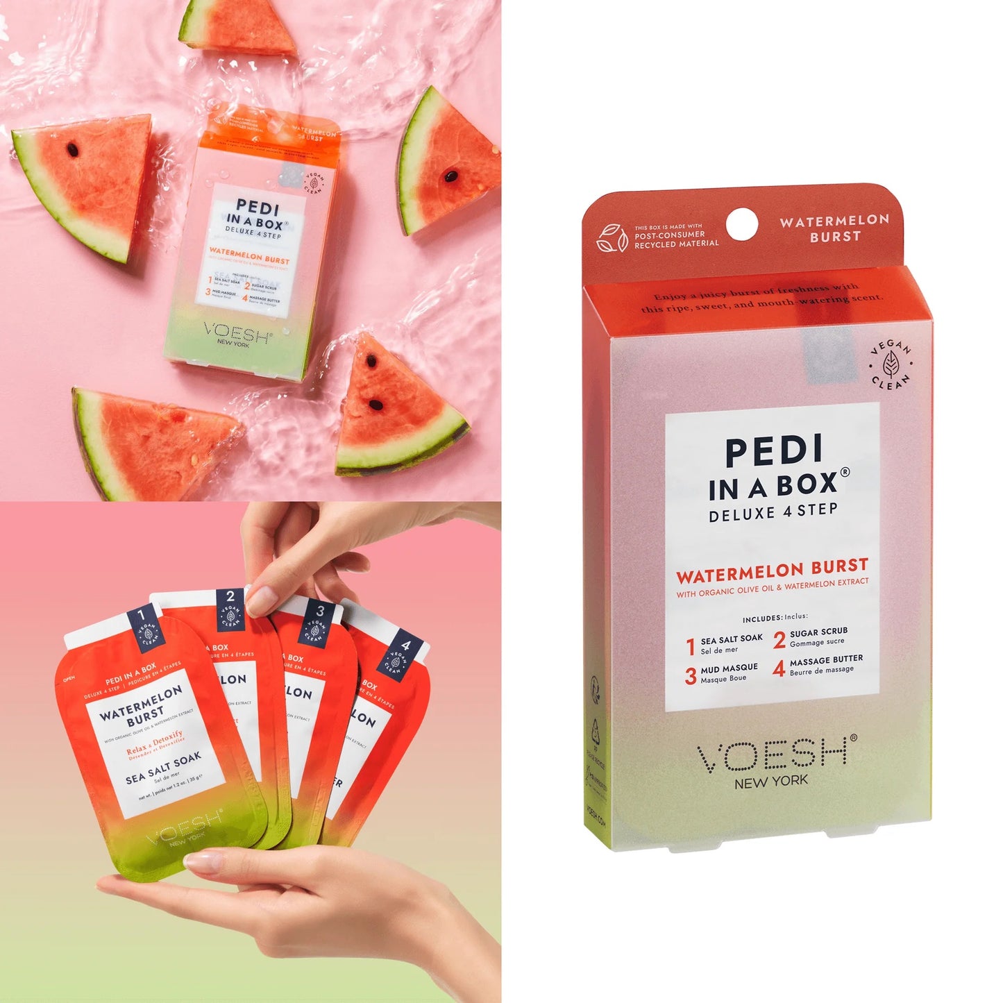 Voesh 4 Step Pedicure Kit