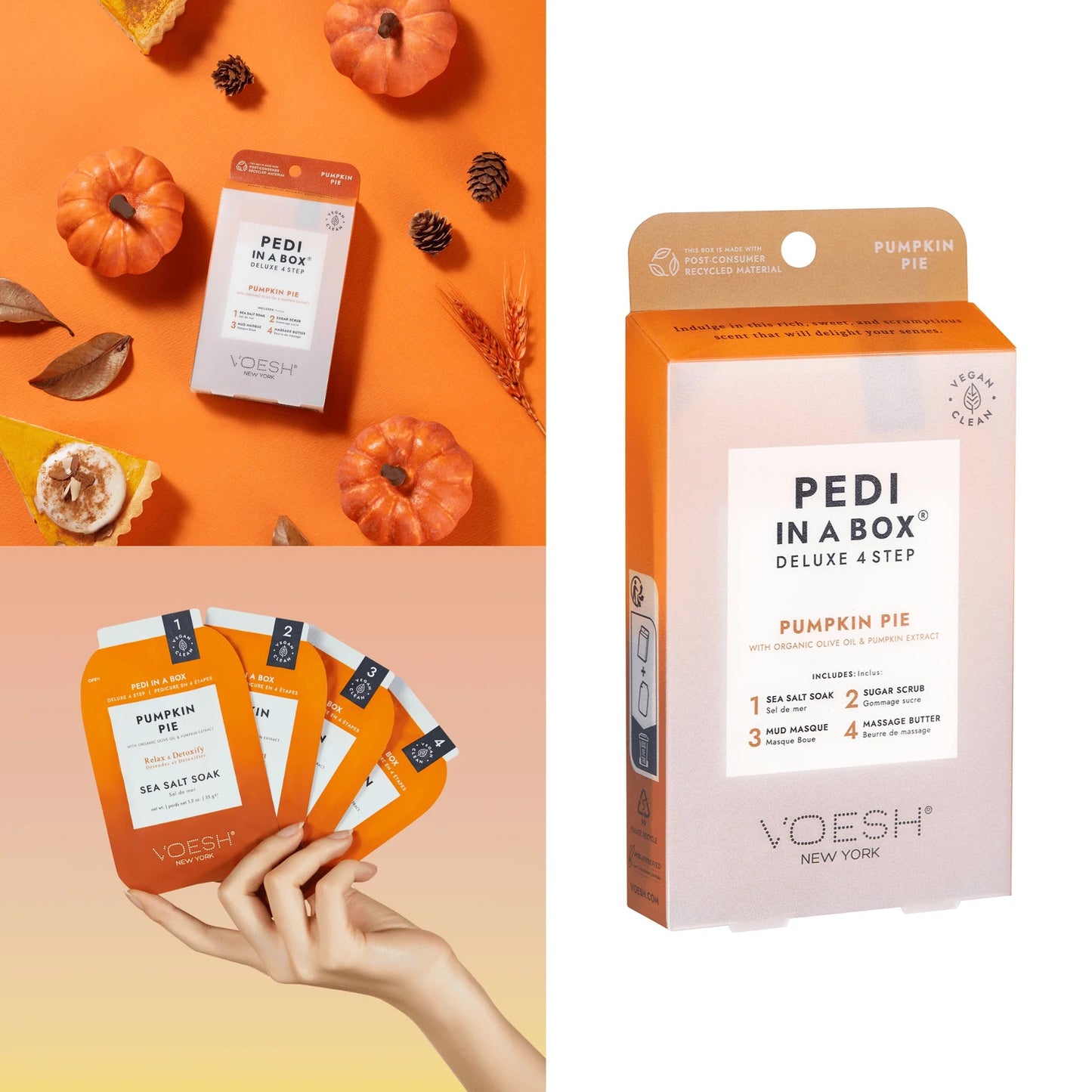 Voesh 4 Step Pedicure Kit