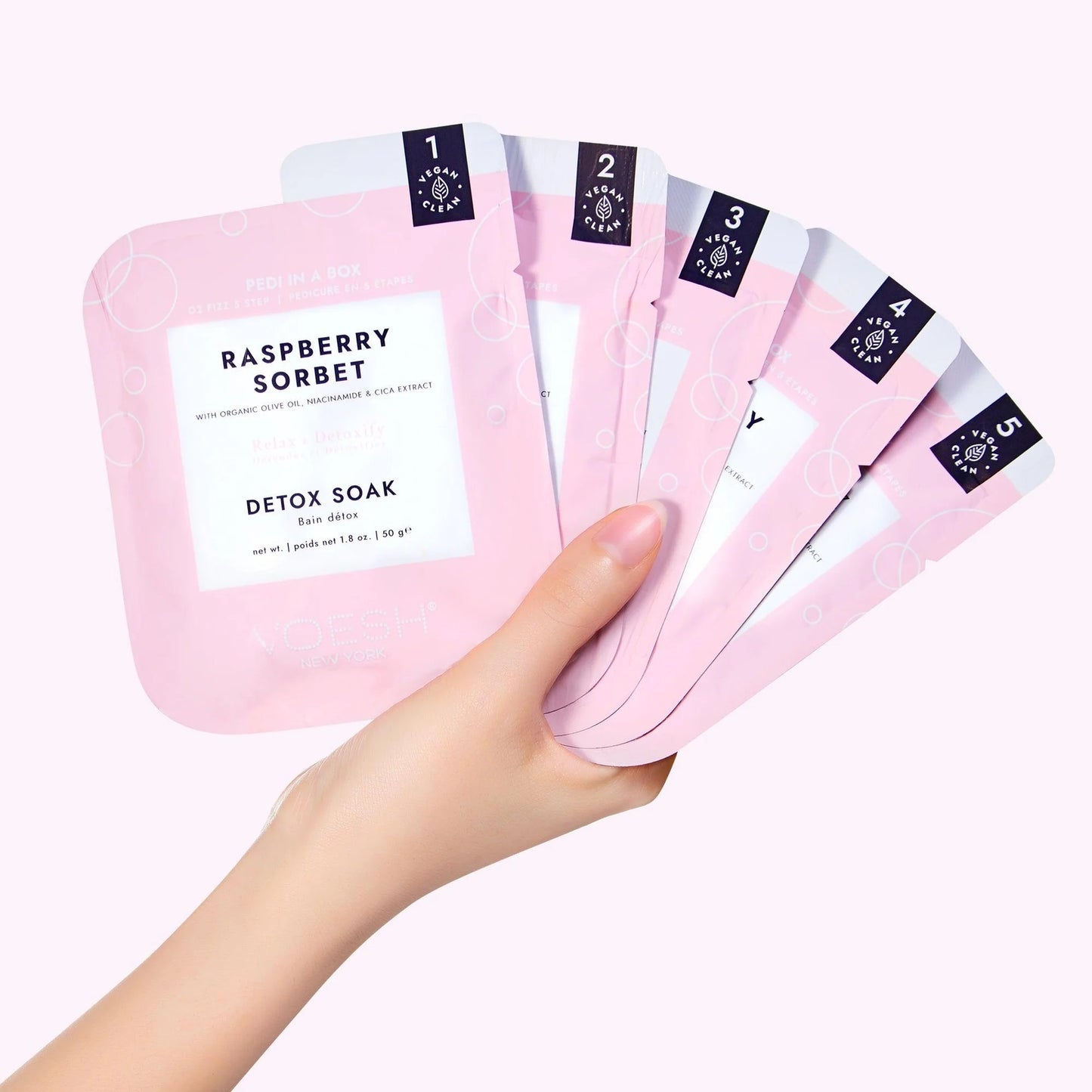 Voesh 5 Step Fizz Pedicure Kit