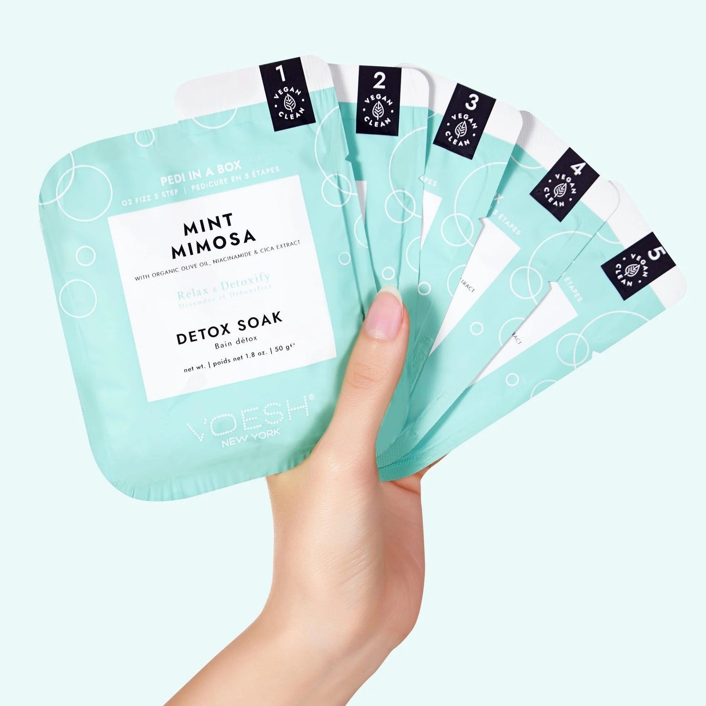 Voesh 5 Step Fizz Pedicure Kit