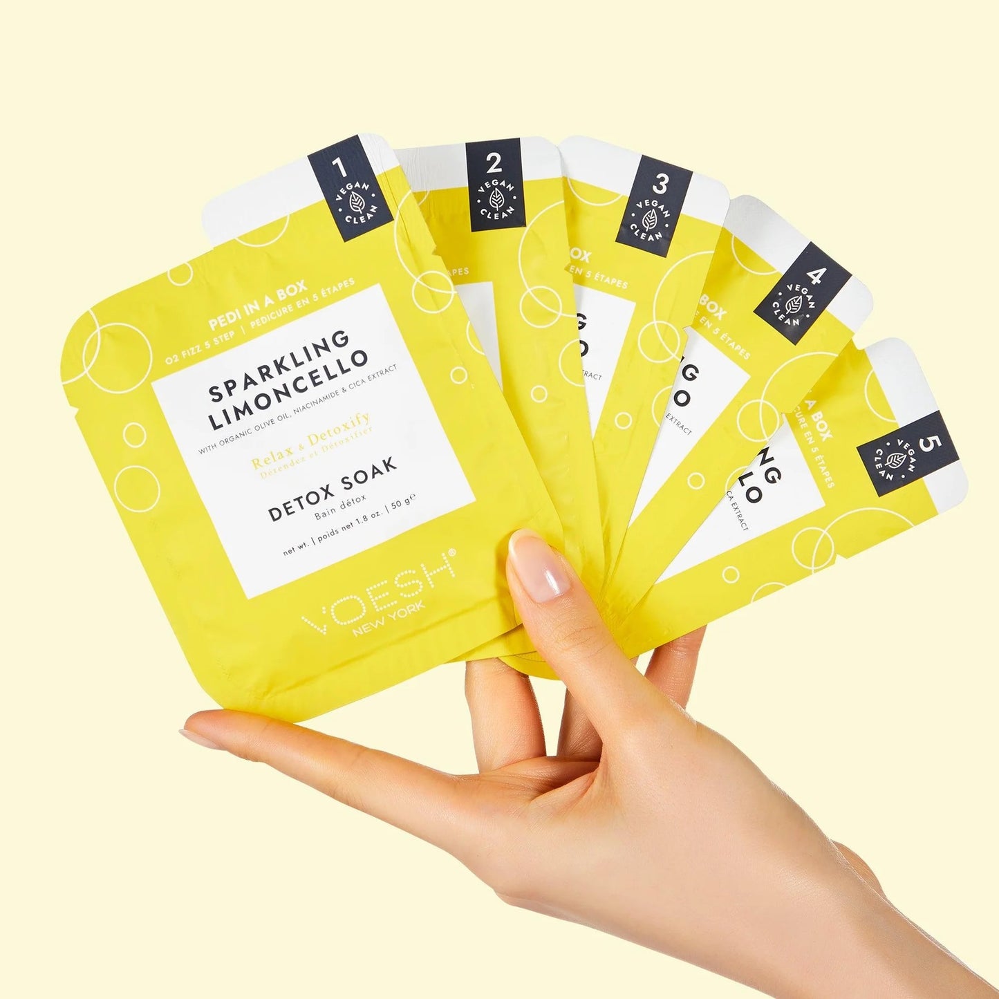 Voesh 5 Step Fizz Pedicure Kit