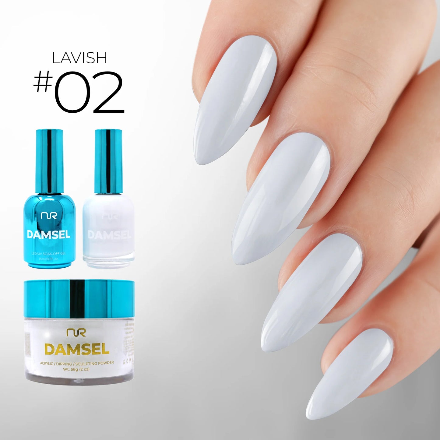 NR Lavish 4 in 1 #002 Snow Cloud