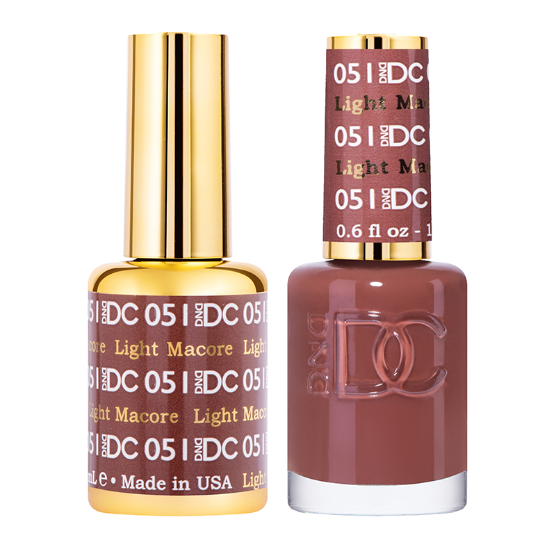 DND DC Duo Gel - #051 LIGHT MACORE