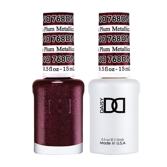 DND Duo Gel Winter - #768 Metallica Plum