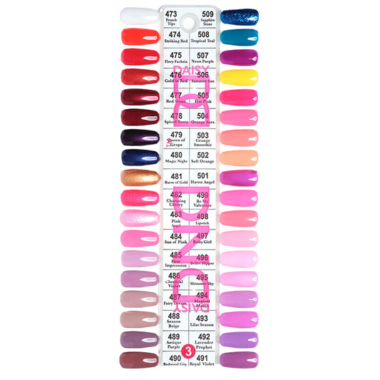 DND Color Chart #3 Daisy