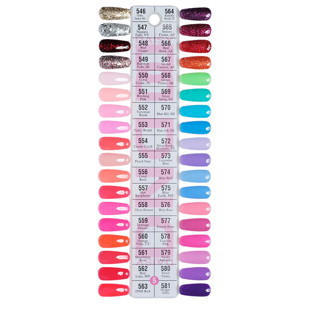 DND Color Chart #5 Daisy