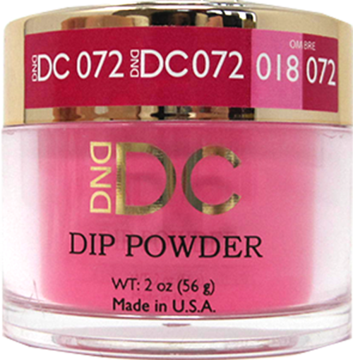 DND - DC Dip Powder - Crimson 2 oz - #072