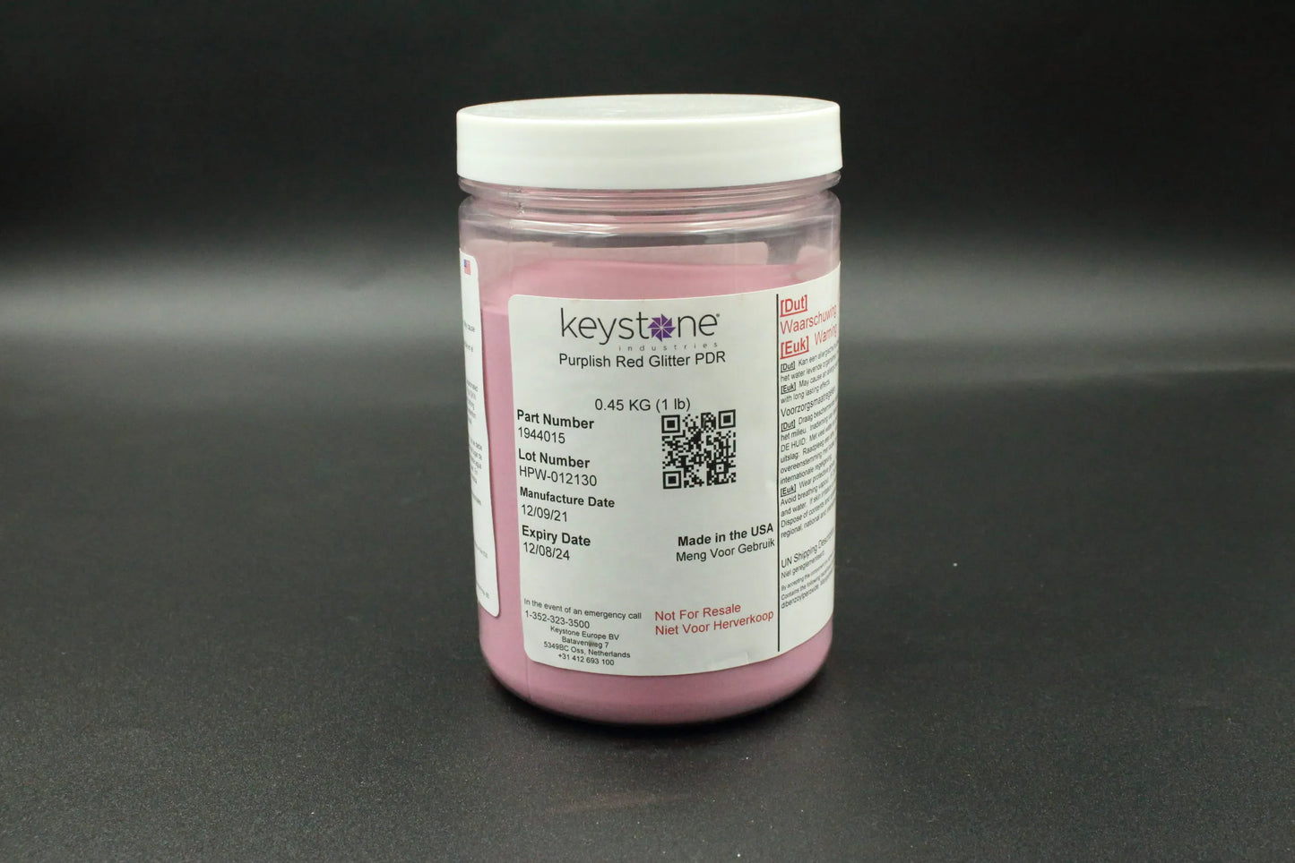 1944015 – Purplish Red Glitter PDR