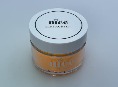 NICE Dip No.121 Bright Orange Yellow Glitter