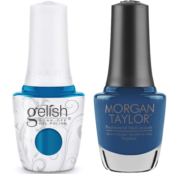 Harmony Gelish Feeling Swim-Sical #1110302 + Morgan Taylor #3110302