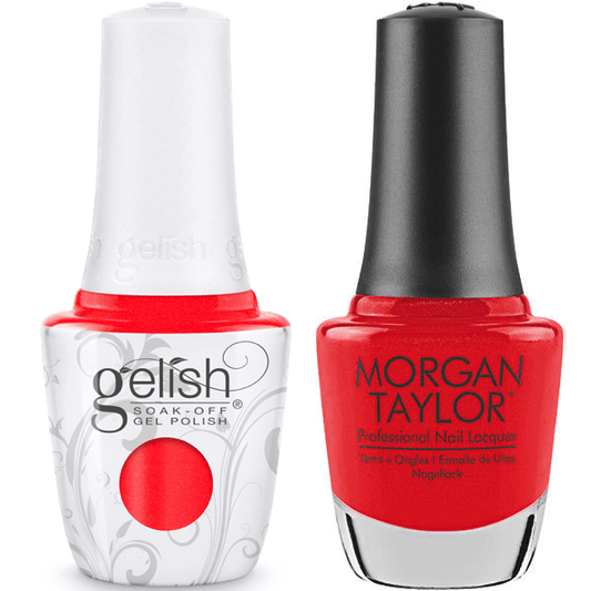Harmony Gelish Flamingo Float #1110305 + Morgan Taylor #3110305