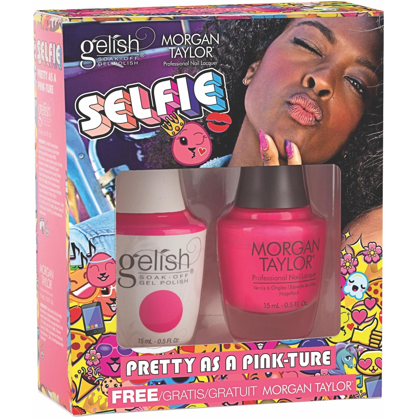 Harmony Gelish Pretty As A Pinkture #1110256 + Morgan Taylor #3110256