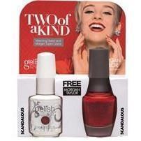 Harmony Gelish Scandalous #1110144 + Morgan Taylor #50144