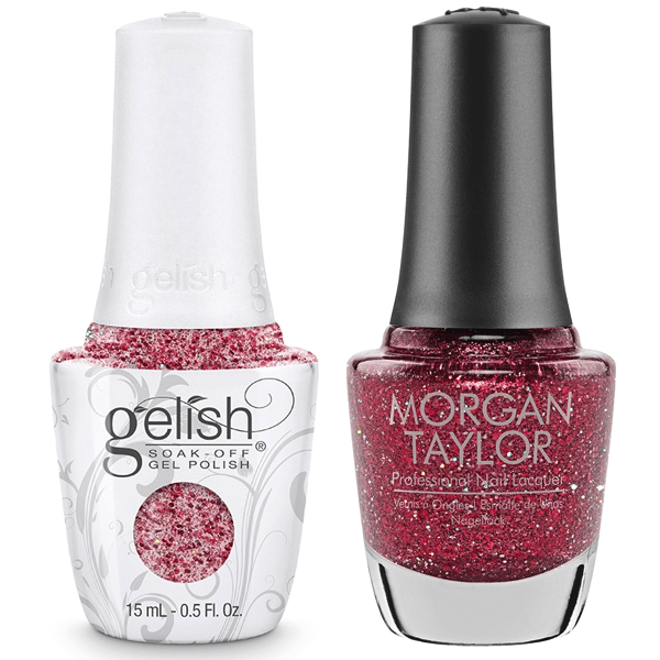 Harmony Gelish Some Like It Red #1110332 + Morgan Taylor #3110332