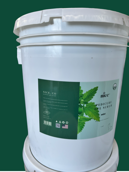 Gel scrub mint